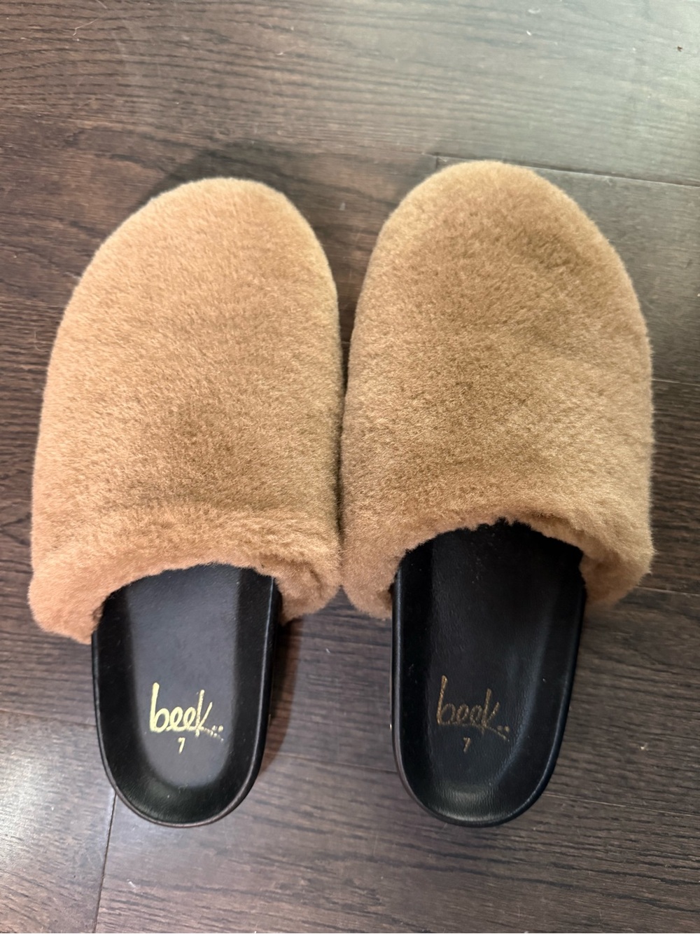 Beek Shearling mules
